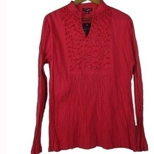 New Cotton Tunic Top, Size XL